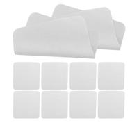 BRIGHTFUFU Panni la Pulizia Occhiali in Microfibra Scamosciata 10 Pezzi, Panno Antiappannamento per Lenti Fotocamere e Schermi Smartphone, Tessuto Morbido per Viaggi e Cura Gioielli