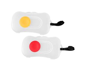 BRIGHTFUFU Porta Salviette Umidificate 2 Pezzi in Silicone e Pp con Grande Capacità per Proteggere le Salviette dal Seccarsi, per Viaggi e Passeggiate