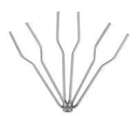 BRIGHTFUFU Punte per Pirografia in Metallo Argento Set da 3 Pezzi per Artigianato Manuale e Pirografia Wire Tips per Incisione su Legno