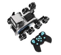 BRIGHTFUFU Robot Cane Telecomandato Programmabile Ruote Cucciolo Elettronico Trasformabile e Interattivo Controllo Gestuale per Gioco Educativo e Acrobazie Include Batteria Ricaricabile