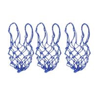 BRIGHTFUFU Set 3 Reti in Nylon Resistente con Coulisse per Palloni da Basket e Calcio, Borsa Compatta e Facile da Trasportare per Istituti di Formazione