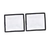 BRIGHTFUFU Softbox Portatile Diffusore Flash Morbido Pieghevole 15x17 Cm Per Fotografia Professionale, Tessuto Leggero Strisce Antiscivolo, Facile Da Trasportare e Riporre, Set 2 Pezzi