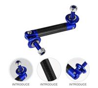 BRIGHTFUFU Staffa in Alluminio per Supporto Paraurti Auto Barre di Rinforzo Leggere e Resistenti Design Compatto e Decorativo con Effetto Metallico Facile da Installare e Regolabile per