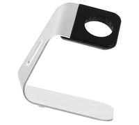 BRIGHTFUFU Supporto di Ricarica Argento e Lega Alluminio per in Orologio di Gestione Facile del Cavo Angolo di Visualizzazione Confortevole per
