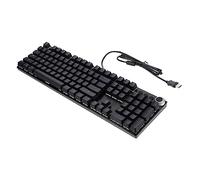 BRIGHTFUFU Tastiera Rgb con Retroilluminazione Ergonomica Tastiera Gaming Illuminata Cablata per Computer Design Resistente e per e Home