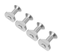 BRIGHTFUFU Viti M6 e Compatibilità Kit 4 in Inossidabile per Montaggio Idrofoil Dadi Scorrevoli per Alta velocità Tavola da Surf