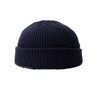 BrightGlow Berretto invernale per uomo e donna, berretto da trawler Beanie Watch Hat Roll-up Edge Skullcap corto da pescatore con polsini a maglia, berretto caldo berretto da sci in acrilico, Blu #1,