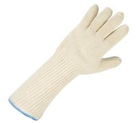 BrightGlow Guanti resistenti al calore in doppio filo di cotone a 300 °C, guanti da lavoro, guanti da cucina, guanti da cucina, barbecue, protezione da scottature, 1 pezzo, 35