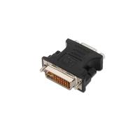 Brightium Adattatore DVI a SVGA - Converte DVI 24+5 maschio a SVGA HDB15 femmina, colore nero, ideale per collegamenti video analogici.
