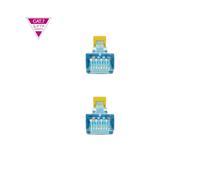 Brightium Cavo di rete Cat.7 LSZH S/FTP PIMF AWG26 giallo 50 cm, ad alta velocità per il collegamento di dispositivi e reti dati.