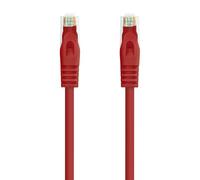 Brightium Cavo di rete U/FTP LSZH Cat. 6A, AWG 24, rosso, 1,0 m, ideale per connessioni ad alta velocità in ambienti sicuri.