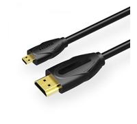Brightium Cavo HDMI da 1,4 maschio a micro HDMI maschio, lunghezza 1 m, colore nero, ideale per collegare dispositivi video.