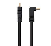 Brightium Cavo HDMI V1.4 ad alta velocità/HEC a gomito A/M-A/M, maschio-maschio, nero, 1,8 m