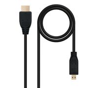 Brightium Cavo Micro HDMI V1.4 (alta velocità, HEC) A M-D M, 0,8 m, ideale per collegare dispositivi audio e video.
