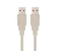 Brightium Cavo USB 2.0 tipo A/M a A/M, lunghezza 3,0 metri. Ideale per collegare dispositivi con ingresso USB A. Alta velocità di trasferimento dati. Perfetto per l'uso in ufficio o a casa.