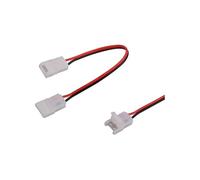 Brightium Connettore - connettore per striscia LED da 10 mm, doppia testa, facile installazione, compatibile con strisce LED, materiali durevoli e flessibili. *