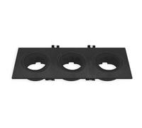 Brightium GU10 - Anello a forma di quadro, colore: nero, design moderno ed elegante, ideale per qualsiasi spazio. Perfetto per illuminare con stile e versatilità, adatta la luce alle tue esigenze.