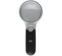 Brightium Lente d'ingrandimento a LED, ingrandimento 2x, luce brillante, design portatile, ideale per lettura, artigianato e riparazione di piccoli oggetti.