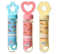 Brightium Pompero - generatore di bolle di sapone, include manico ergonomico, facile da usare, produce bolle grandi e colorate, ideale per bambini.