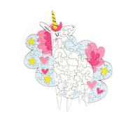 Brightium Puzzle per bambini, 96 pezzi, in materiale riciclato con unicorno magico, Estandar, B1433306