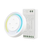 Brightium Regolatore regolatore monocolore CCT 12/24V DC con telecomando RF. Ideale per personalizzare l'illuminazione in spazi vari, offrendo comfort ed efficienza nella gestione.