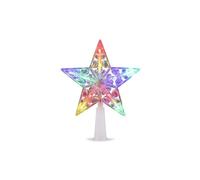 Brightium Striscia luminosa a batterie 3 AA, stella da 21 cm, RGBY - ideale per decorare alberi di Natale e creare ambienti festivi.