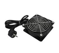 Brightium Ventilatore per armadietto, 120 x 120 x 38 mm, 220 V, raffreddamento efficiente, riduzione della temperatura, ideale per spazi chiusi e apparecchiature elettroniche.