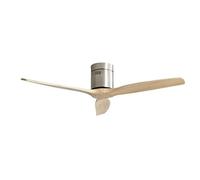 Brightium Ventilatore - Ventilatore DC a 3 pale, 6 velocità, senza luce, telecomando e timer. Ideale per raffreddare con stile. *