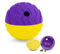 Brightkins Dispenser di Snack per Cani - Giocattolo Interattivo a Forma di Anguria - 2 Pezzi - Gomma Durevole - Stimolazione Mentale - Facile da Pulire - Taglia Media/Grande