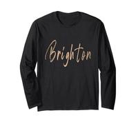 Brighton England Design Vintage Elegante Maglia a Manica