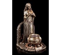 Brigid Figura - Celtico Dea - Veronese Statua Simil Bronzo Collezione