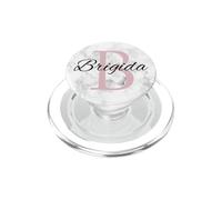 Brigida Pink Monogram Lettera G Girls in Personalizzare PopSockets PopGrip per MagSafe