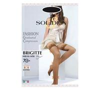 Solidea Brigitte Micro Rete Sheer Autoreggenti 12 15mmHg 3ML Sabbia