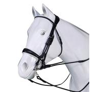 Briglia con redini Gioconda ACavallo con sopratesta sagomato e frontalino largo