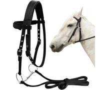 Briglia Da Addestramento Per , Cavezza Per Cavallo Regolabile | Copricapo Regolabile Per Cavallo - Cavezze Da Addestramento Equestre Per Gola E Mento