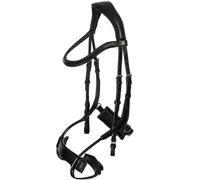 Briglia inglese in cuoio anatomico sagomato modello Comfitec Equestro