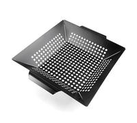 MasterCook - Cestello Forato per Barbecue in Acciaio, Cestino Griglia per Verdure BBQ, Accessorio per Cottura alla Brace, Perfetto per Barbecue A Carbonella E Gas