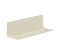 Brigros - Mensola Da Muro In Metallo Design Moderno Per Libri, Quadri E Oggetti Decorativi, Mensole Da Parete Resistenti In Vari Colori E Dimensioni In Acciaio Verniciato (Avorio, 40x13x12 cm)