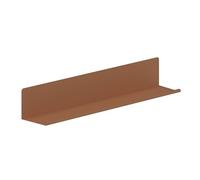 Brigros - Mensola Da Muro In Metallo Design Moderno Per Libri, Quadri E Oggetti Decorativi, Mensole Da Parete Resistenti In Vari Colori E Dimensioni In Acciaio Verniciato (Mattone, 70x13x12 cm)