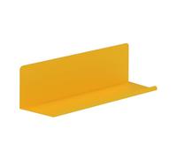 Brigros - Mensola Da Muro In Metallo Design Moderno Per Libri, Quadri E Oggetti Decorativi, Mensole Da Parete Resistenti In Vari Colori E Dimensioni In Acciaio Verniciato (Senape, 40x13x12 cm)
