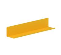 Brigros - Mensola Da Muro In Metallo Design Moderno Per Libri, Quadri E Oggetti Decorativi, Mensole Da Parete Resistenti In Vari Colori E Dimensioni In Acciaio Verniciato (Senape, 70x13x12 cm)