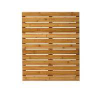 Brigros - Pedana Doccia In Bamboo Antiscivolo Per Bagno, Tappetino Doccia In Legno Naturale, Tappeto Bambu In Vari Formati, Pedana Doccia Antiscivolo In Legno, Tappetino Bagno (50x60 cm)