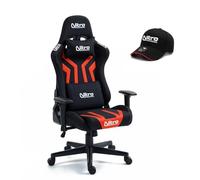 Brigros Sedia Gaming Flyco PRO Ufficio, Metallo, Rossa/Nera, Normal