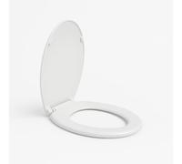 Brigros - Sedile Wc Copriwater Universale, Chiusura Ammortizzata Tavoletta Wc Con Sgancio Rapido, Facile Da Montare, Materiale Antibatterico, Termoindurente Ad Utilizzo Universale (Beta Rallenty)