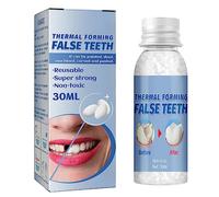 Brigtviee 30 Ml Granuli per La Riparazione dei Denti,Temporaneo Denti Riparazione Falseteeth Colla per Zanne Rotte,Riempiono I Denti Mancanti E Rotti O Adesivi per Tutti I Denti
