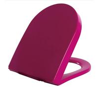 Brigtviee Copriwater Tipo D Universale,Tavoletta WC in Materiale Pp, Sedile E Coperchio WC per Il Bagno, Compatibile con La Maggior Parte dei WC,Coprivaso WC Water Sedile Standard 46 * 36 Cm,Viola