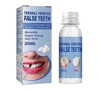 Brigtviee Tooth Repair Granules, Plastic Teeth Glue Makeup Dentures Modified Temporary Filling Teeth Thermal Beads for Filling Fix The Missing And Broken Tooth Or Adhesive The Fake Teeth