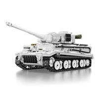 Brihappen Military Tiger - Set di carri armati pesanti per adulti e ragazzi dai 14 anni in su, modello di carro armato della seconda guerra mondiale da costruire e esporre da collezione, decorazione