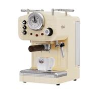 Brihappen Set da costruzione retrò per adulti (678 pezzi), modello classico semiautomatico espresso da collezione per casa e ufficio, giocattoli vintage per caffè, regali per gli amanti dei blocchi di