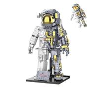 Brihappen Set di mattoncini meccanici astronauta per adulti